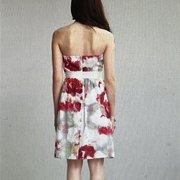 Banana Republic abstract strapless dress 8 - Picture 5 of 12